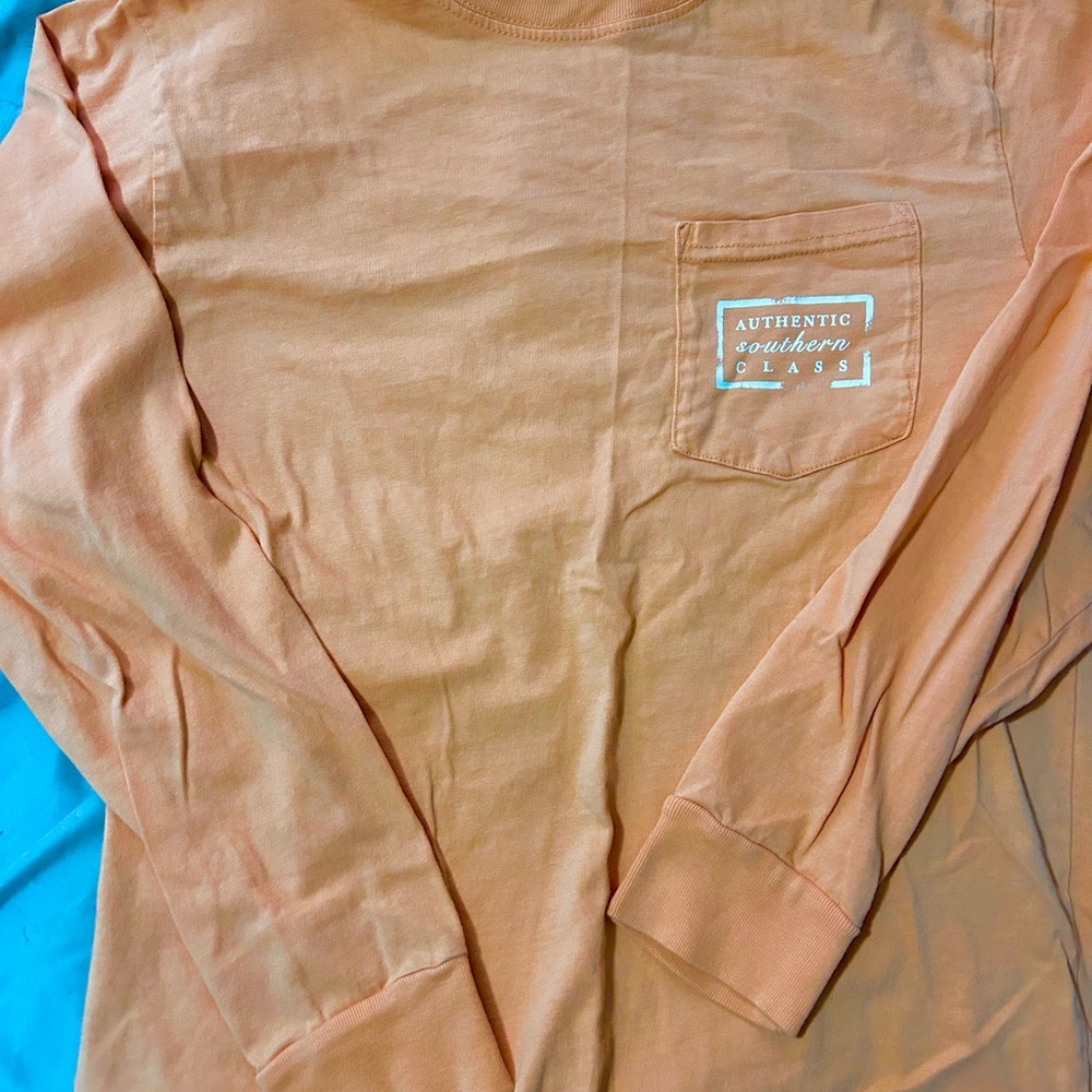 Southern Marsh Orange Long Sleeve Shirt